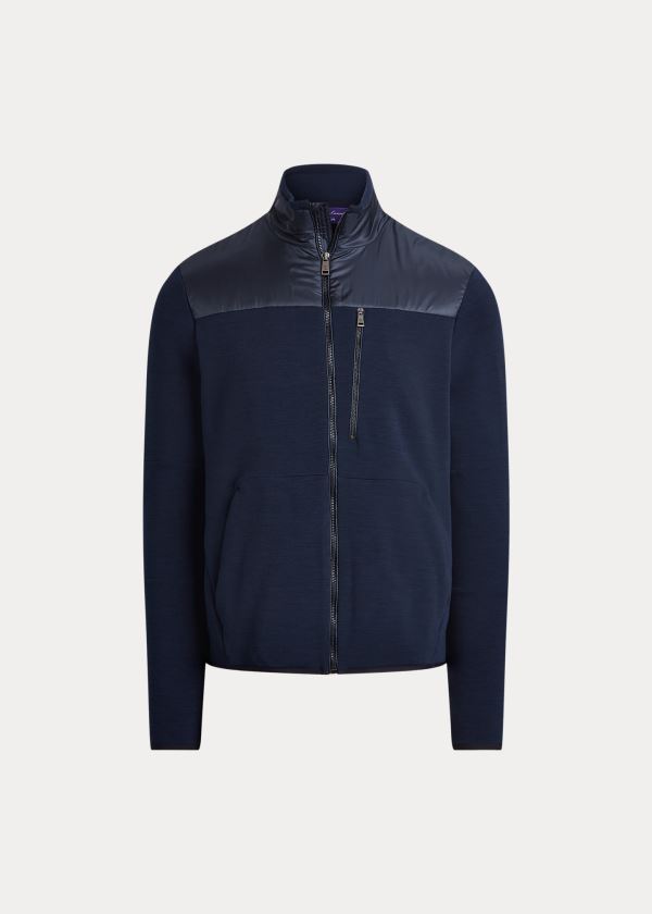 Chaquetas Ralph Lauren Hombre Azul Marino - RLX Stretch Hybrid - YWGSN8154